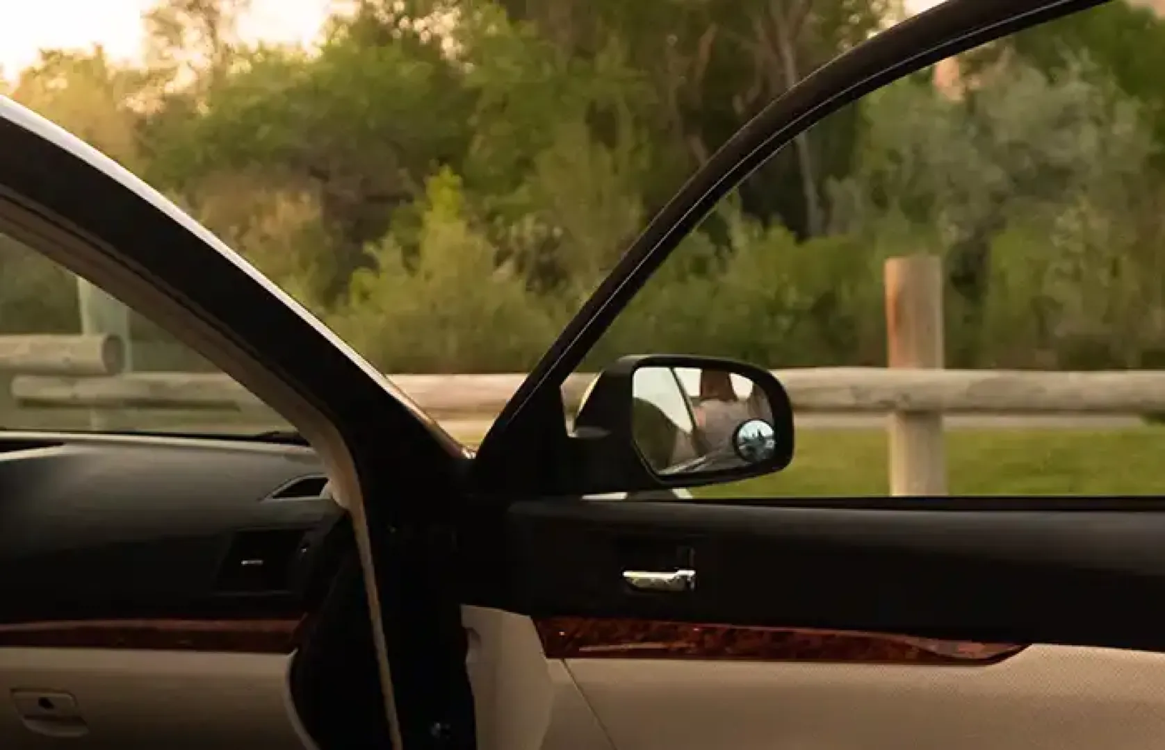 Power Window in a Car Door