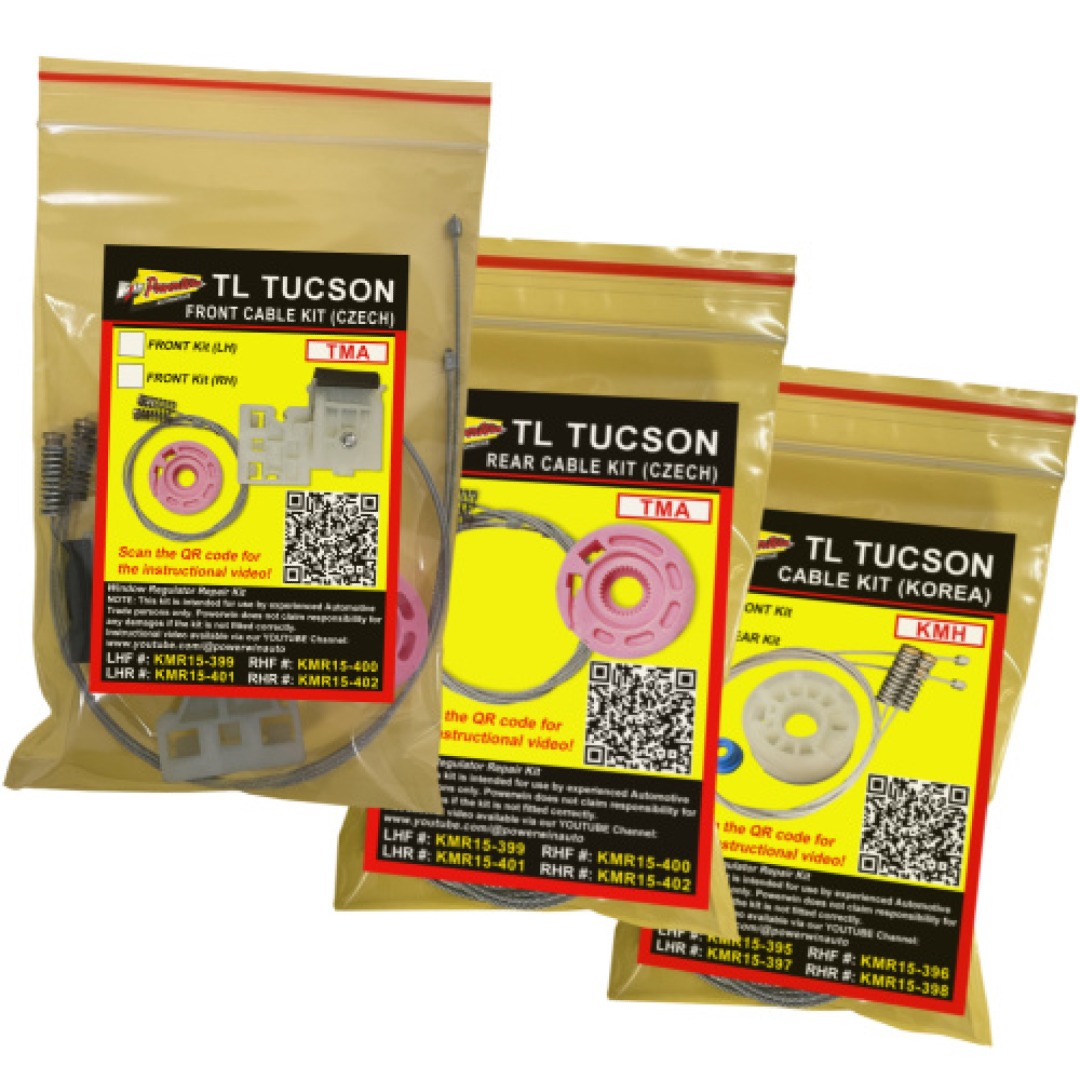 Tucson TL DIY car door window regulator kits for repairs