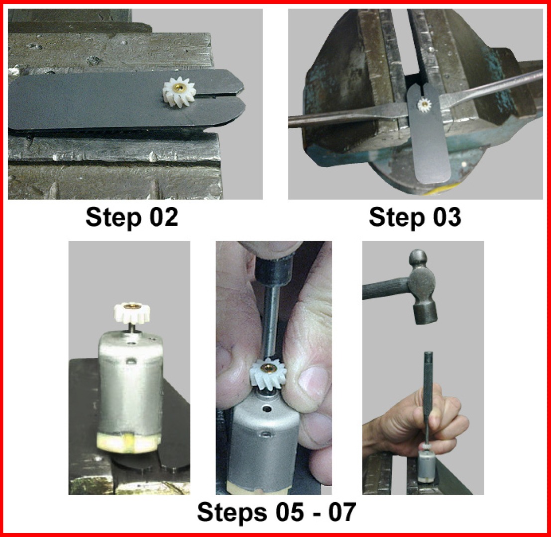 Ford Motor Gear Removal and Fit tutorial steps