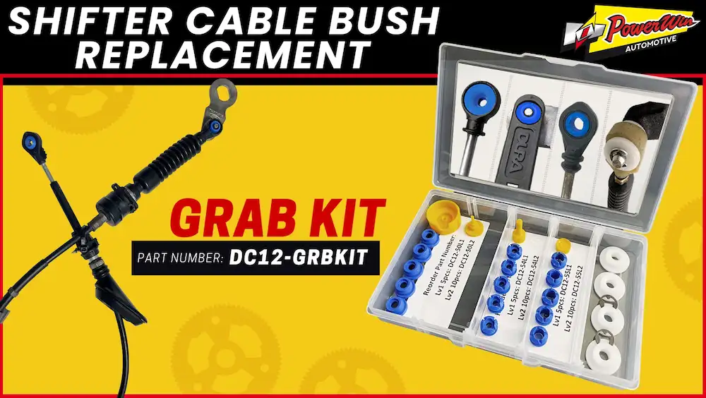 Shifter Cable Bush Replacement Kit - Part Number DC12-GRBKIT
